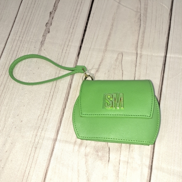 3 FOR 12 SALE Steve Madden BJEMMA Card Case Wallet - Green Flare - Picture 1 of 13